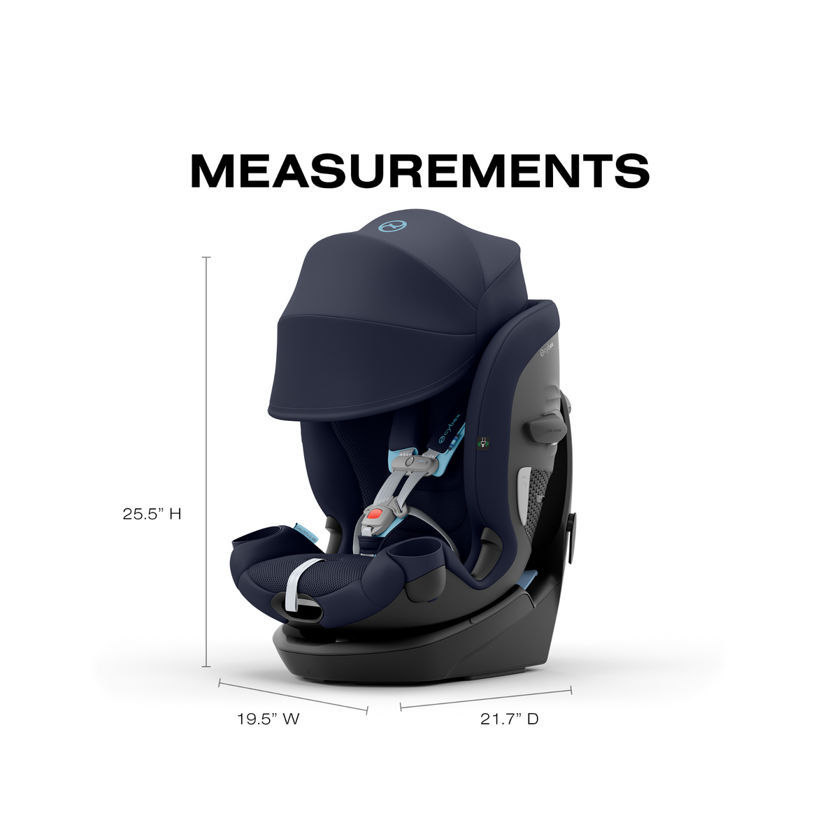 CYBEX Callisto G 360 Rotating All-in-One Convertible Car Seat - Tots to Teens Furniture