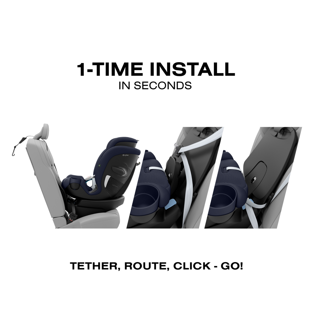 CYBEX Callisto G 360 Rotating All-in-One Convertible Car Seat - Tots to Teens Furniture