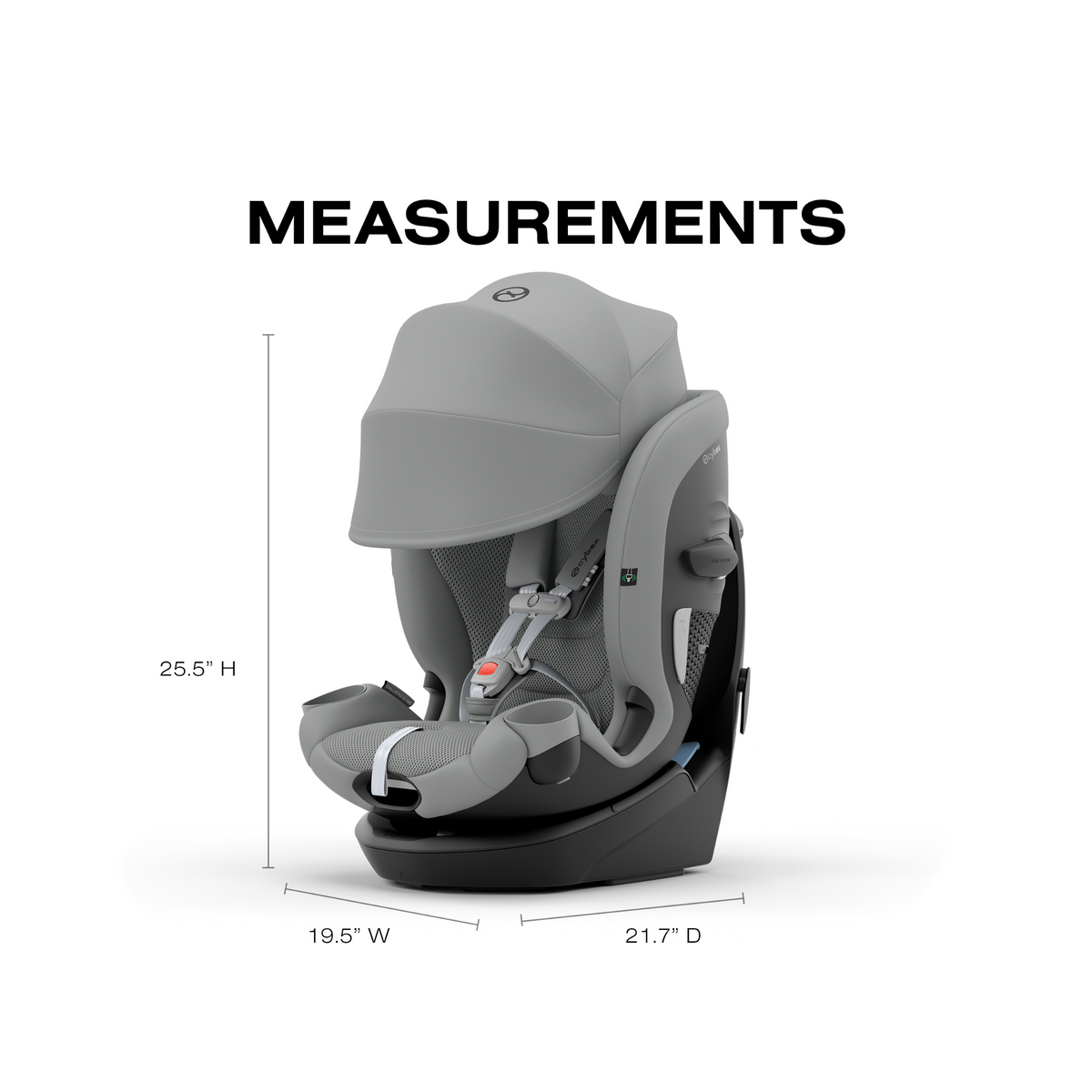 CYBEX Callisto G 360 Rotating All-in-One Convertible Car Seat - Tots to Teens Furniture