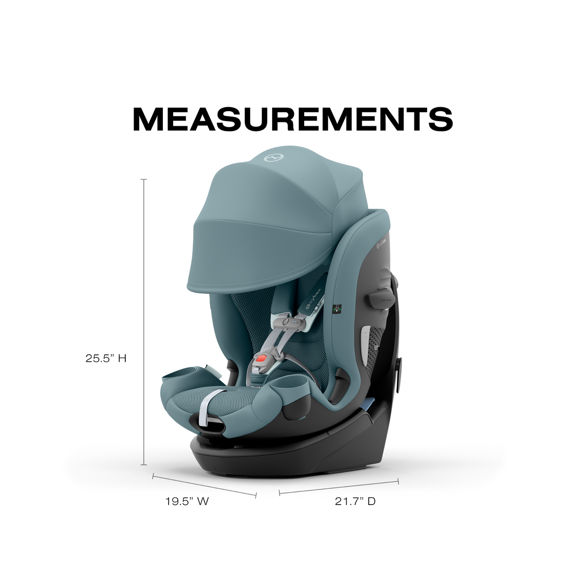 CYBEX Callisto G 360 Rotating All-in-One Convertible Car Seat - Tots to Teens Furniture