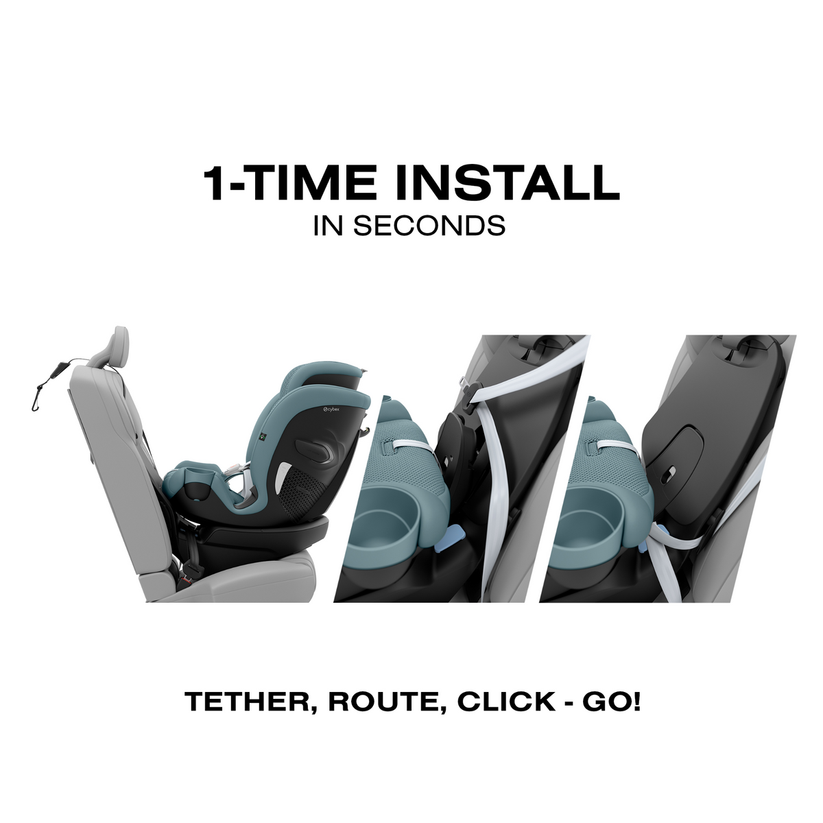 CYBEX Callisto G 360 Rotating All-in-One Convertible Car Seat - Tots to Teens Furniture