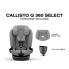 CYBEX Callisto G 360 Select Rotating All-in-One Convertible Car Seat