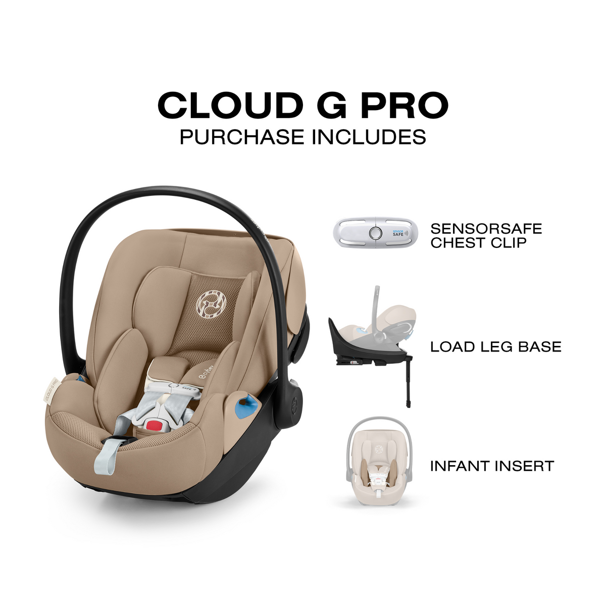 CYBEX Cloud G Pro Comfort Extend Infant Car Seat - Tots to Teens Furniture