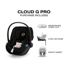 CYBEX Cloud G Pro Comfort Extend Infant Car Seat - Tots to Teens Furniture