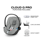 CYBEX Cloud G Pro Comfort Extend Infant Car Seat - Tots to Teens Furniture
