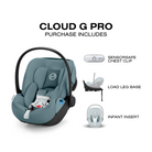 CYBEX Cloud G Pro Comfort Extend Infant Car Seat - Tots to Teens Furniture