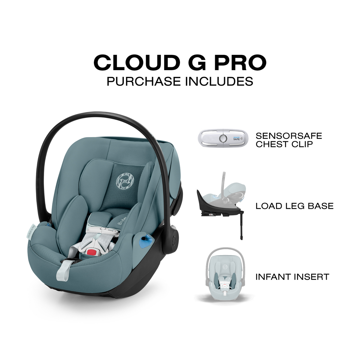 CYBEX Cloud G Pro Comfort Extend Infant Car Seat - Tots to Teens Furniture