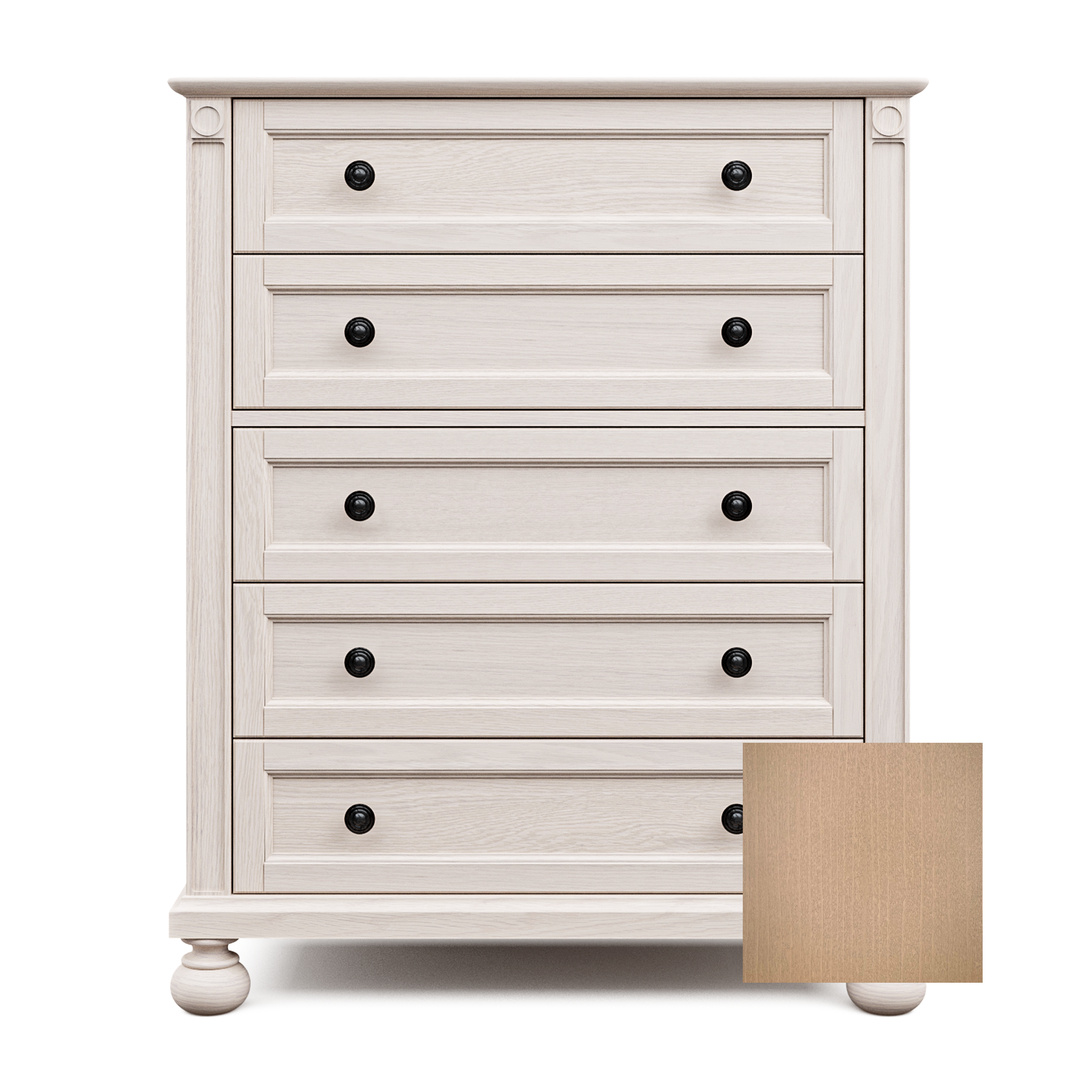Romina Dakota Tall Chest  Toffee - Tots to Teens Furniture