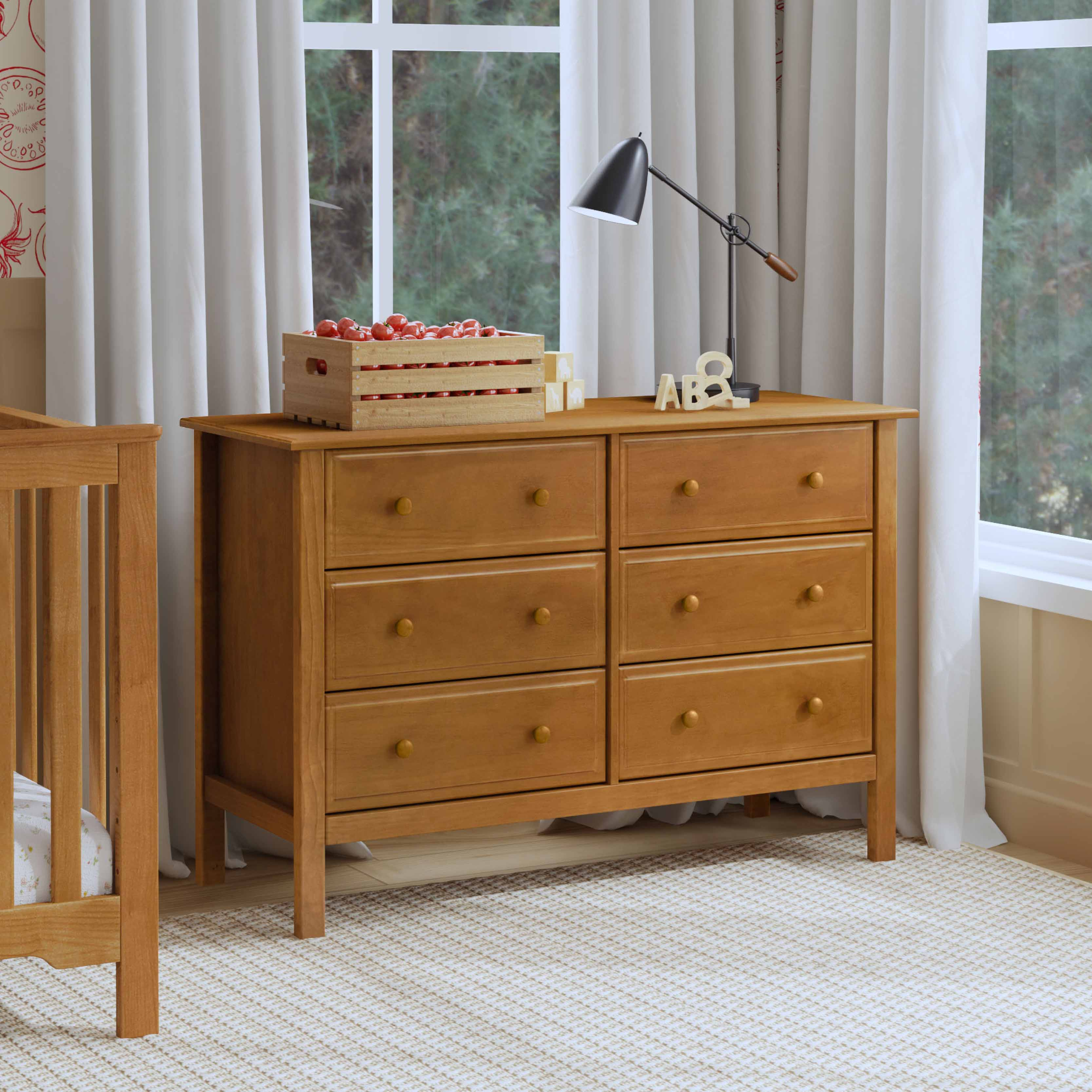Jayden 6-Drawer Double Wide Dresser | Tots to Teens Furniture