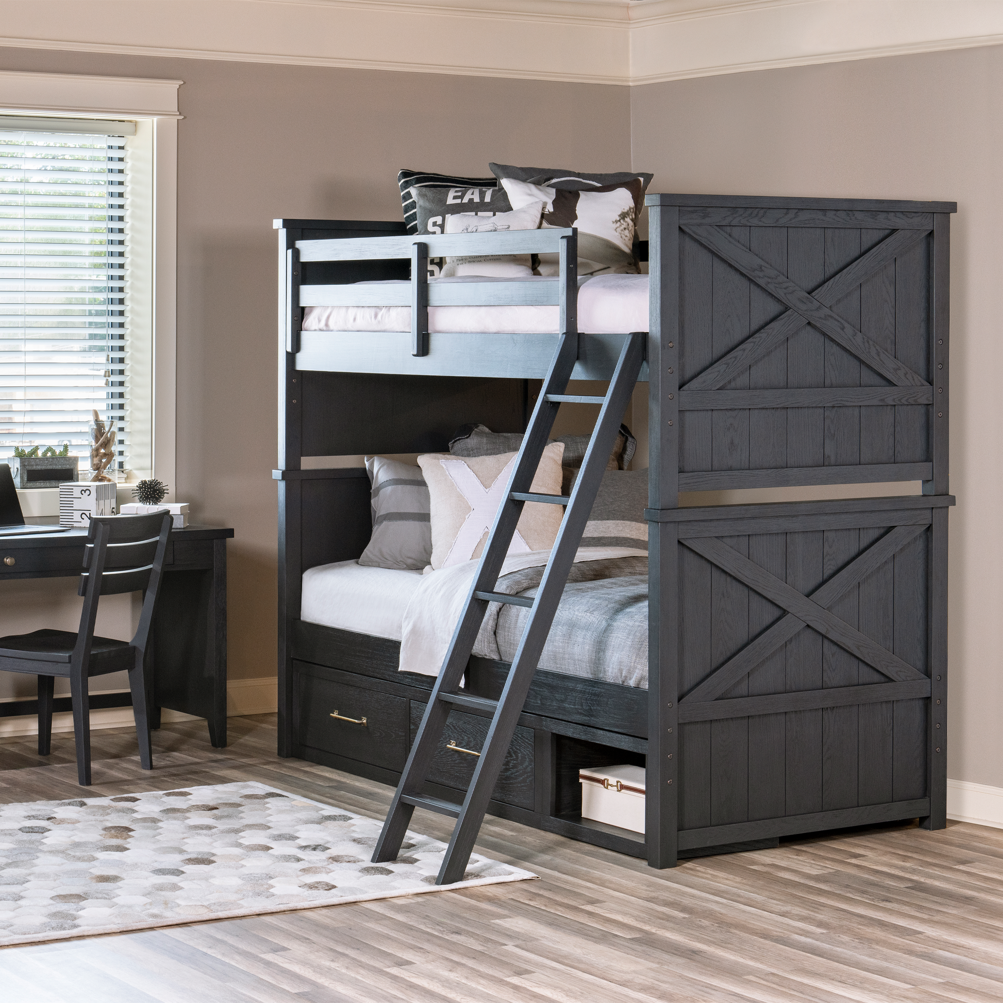 Flatiron Bunk Bed - Tots to Teens Furniture