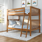 Cambridge 1 - Full/Full Bunk Bed w/Angle Ladder - Tots to Teens Furniture
