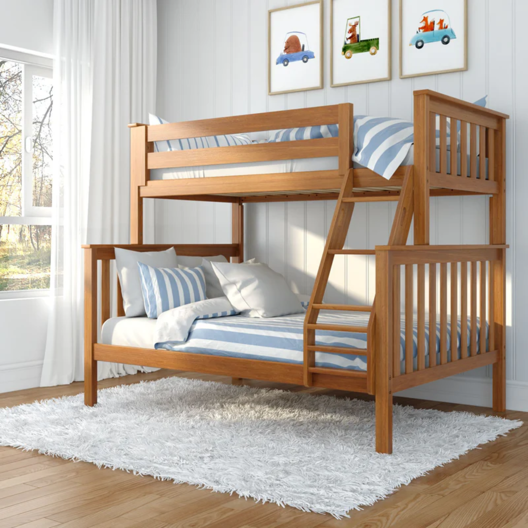 Kent - Twin Over Full Bunk Bed w/Angle Ladder - Tots to Teens Furniture