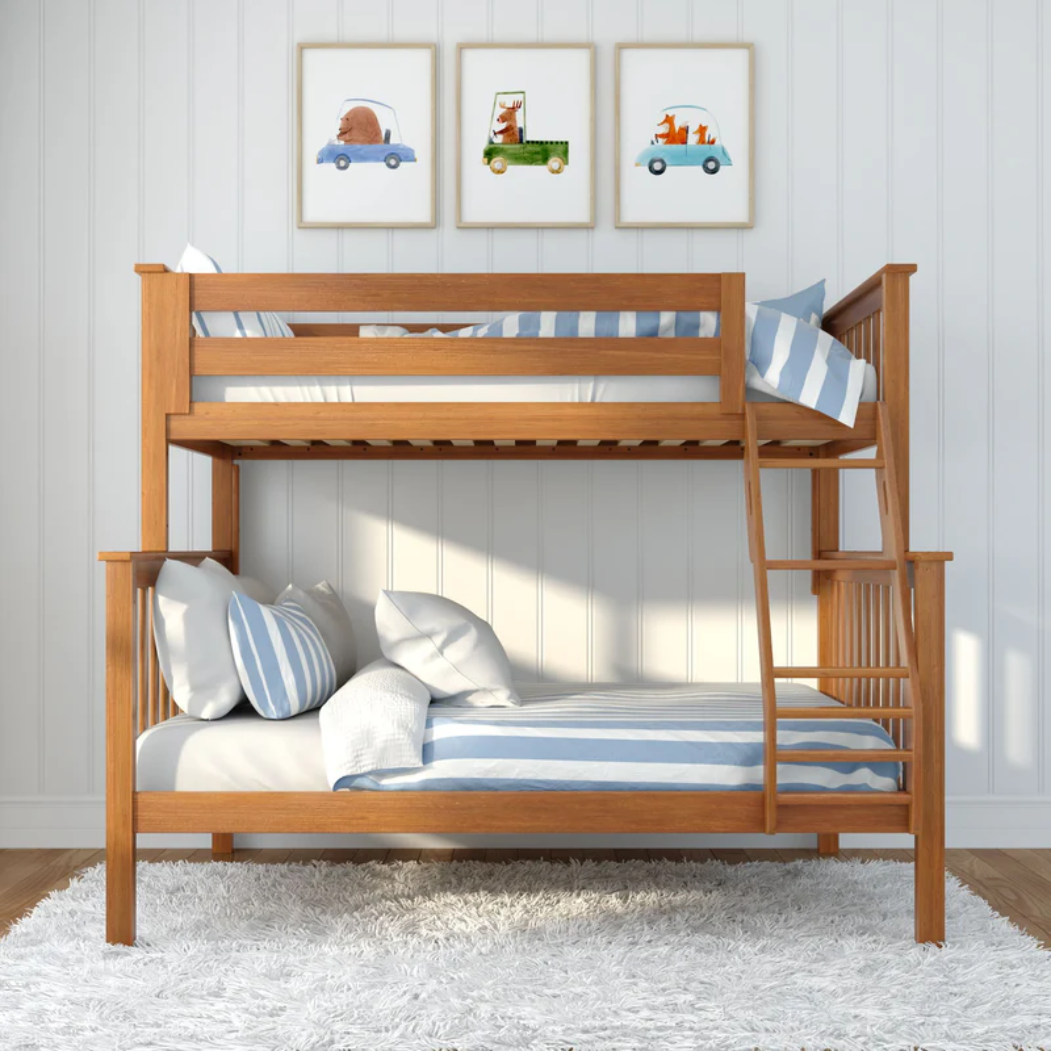 Kent - Twin Over Full Bunk Bed w/Angle Ladder - Tots to Teens Furniture