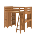 Loft Bed Storage Study | Tots to Teens Furniture