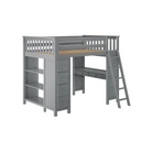 Mayfair - Full All-in-One w/ Dresser-Bookcase & Desk w/ Double-Drawer - Tots to Teens Furniture