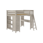 Mayfair - Full All-in-One w/ Dresser-Bookcase & Desk w/ Double-Drawer - Tots to Teens Furniture