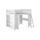 Mayfair - Full All-in-One w/ Dresser-Bookcase & Desk w/ Double-Drawer - Tots to Teens Furniture