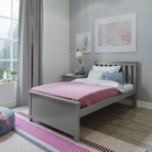 Dublin Twin Platform Bed With Slat Ends - Tots to Teens Furniture