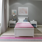 Dublin Twin Platform Bed With Slat Ends - Tots to Teens Furniture