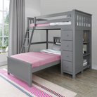 Edinburgh 1 - Twin All-in-One w/ Dresser-Bookcase & Twin-Size Bed - Tots to Teens Furniture
