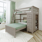 Edinburgh 1 - Twin All-in-One w/ Dresser-Bookcase & Twin-Size Bed - Tots to Teens Furniture