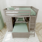 Mayfair 1 - Full All-in-One w/ Dresser, Bookcase, Desk & Twin-Size Bed - Tots to Teens Furniture