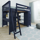 Mayfair - Full All-in-One w/ Dresser-Bookcase & Desk w/ Double-Drawer - Tots to Teens Furniture