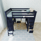 Mayfair - Full All-in-One w/ Dresser-Bookcase & Desk w/ Double-Drawer - Tots to Teens Furniture