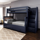 Newcastle - Twin/Full Bunk Bed w/ Staircase - Tots to Teens Furniture