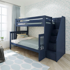 Newcastle - Twin/Full Bunk Bed w/ Staircase - Tots to Teens Furniture