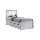 Wilmington High-Back Slatted Bed - Tots to Teens Furniture
