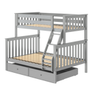 Kent - Twin/Full Bunk Bed w/Angle Ladder - Tots to Teens Furniture