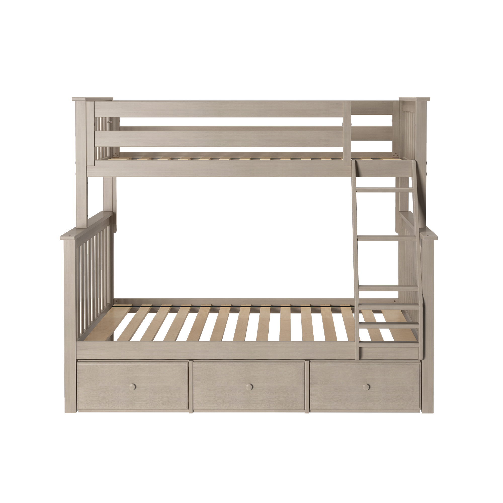 Kent - Twin/Full Bunk Bed w/Angle Ladder - Tots to Teens Furniture