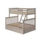 Kent - Twin/Full Bunk Bed w/Angle Ladder - Tots to Teens Furniture