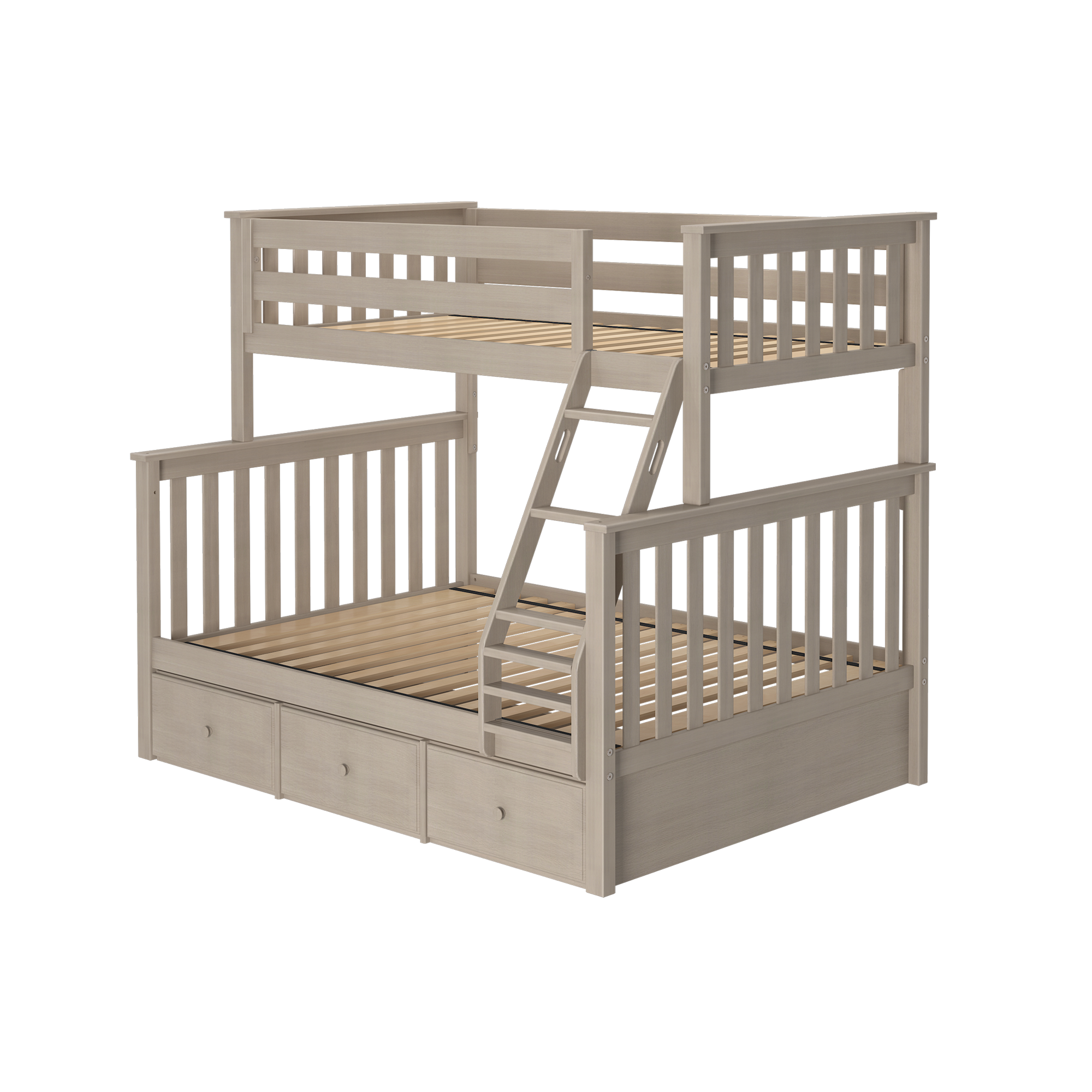 Kent - Twin/Full Bunk Bed w/Angle Ladder - Tots to Teens Furniture