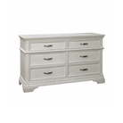 Kerrigan Double Dresser in Rustic White - Tots to Teens Furniture