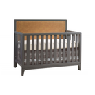 Kyoto Crib with Upholstered Panel - Caramel - Tots to Teens Furniture