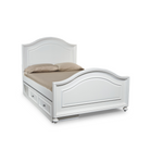 Madison Panel Bed in Natural White - Tots to Teens Furniture