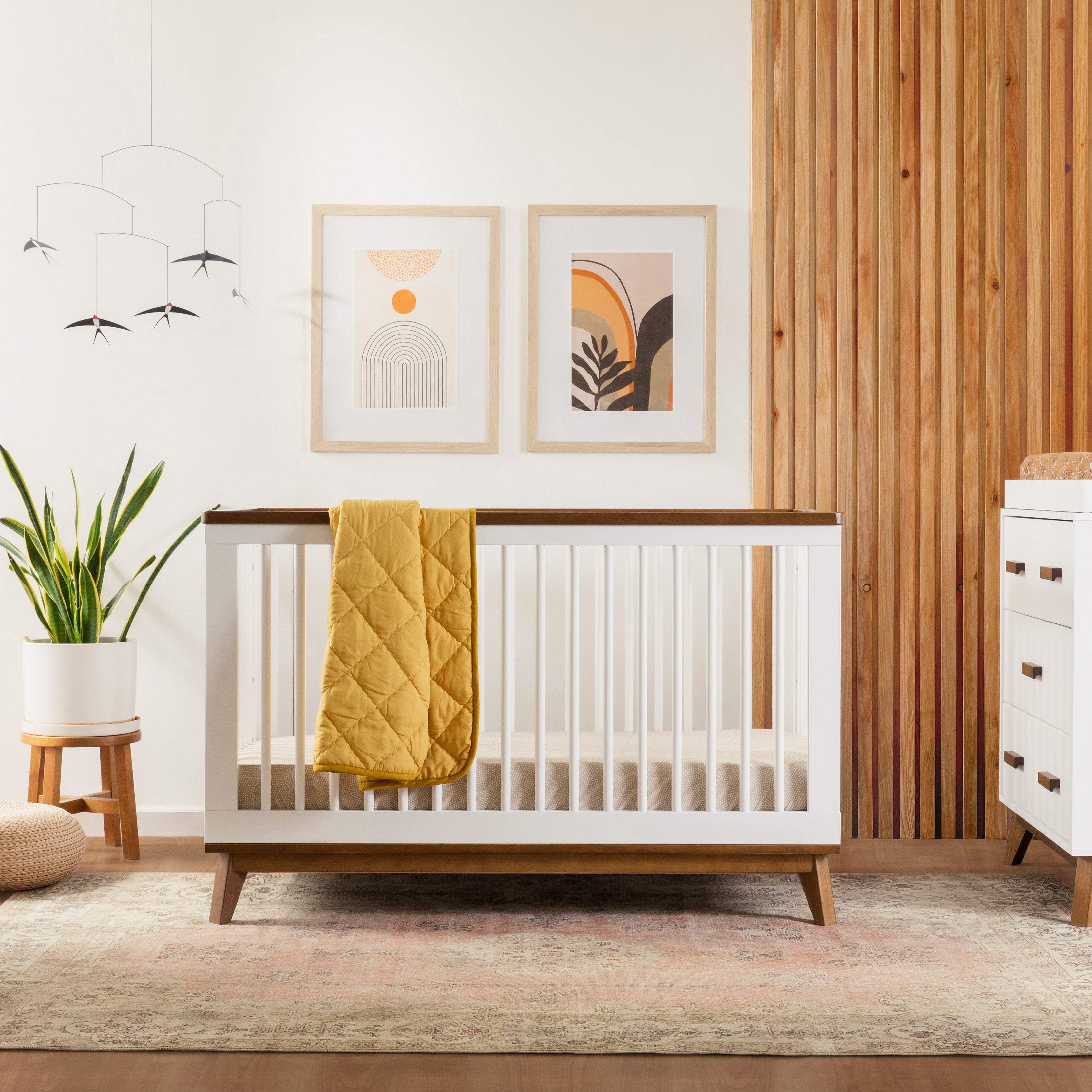 Scoot 3 in 1 Convertible Crib with Toddler Bed Conversion Kit - Tots to Teens Furniture