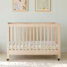 Maki Full-Size Folding Crib with Toddler Bed Conversion Kit - Tots to Teens Furniture