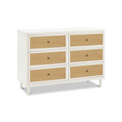 Marin with Cane 6 Drawer Dresser - Tots to Teens Furniture