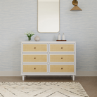 Marin with Cane 6 Drawer Dresser - Tots to Teens Furniture