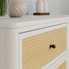 Marin with Cane 6 Drawer Dresser - Tots to Teens Furniture