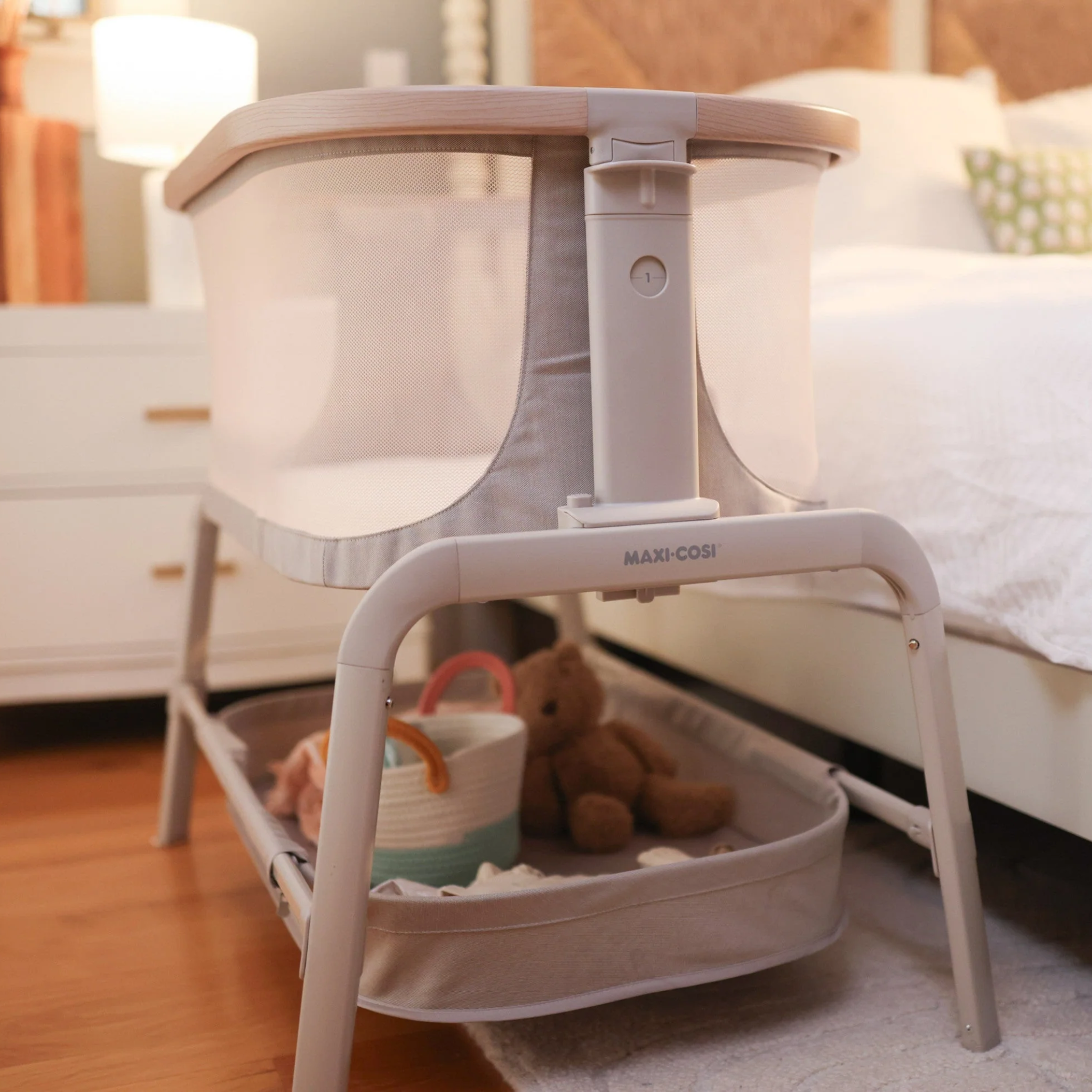 Iora Bedside Bassinet - Tots to Teens Furniture