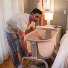 Iora Bedside Bassinet - Tots to Teens Furniture