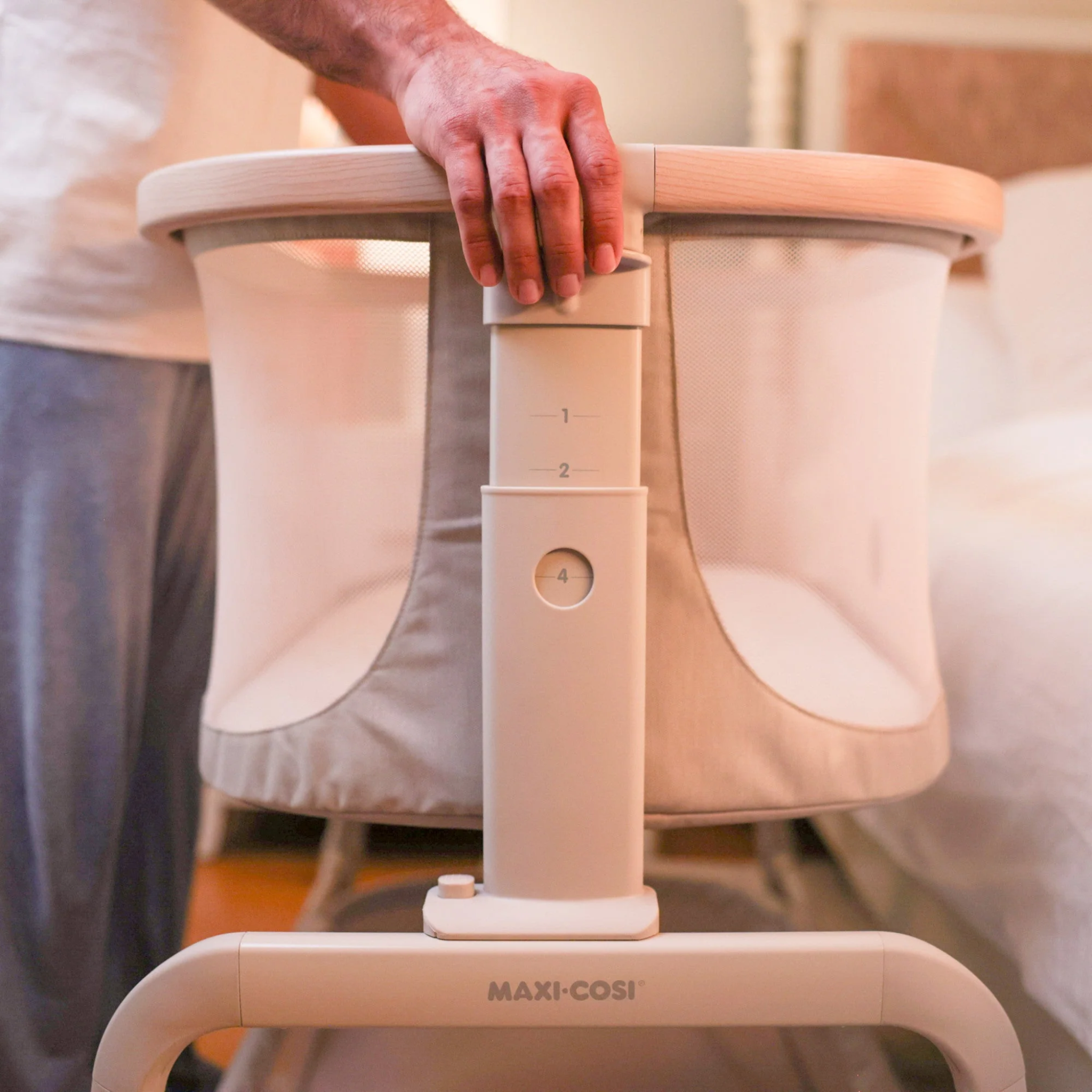 Iora Bedside Bassinet - Tots to Teens Furniture