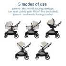 Zelia Pro 5-in-1 Modular Travel System | Tots to Teens Furniture
