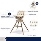 Kiskadee 360° Rotating High Chair - Tots to Teens Furniture
