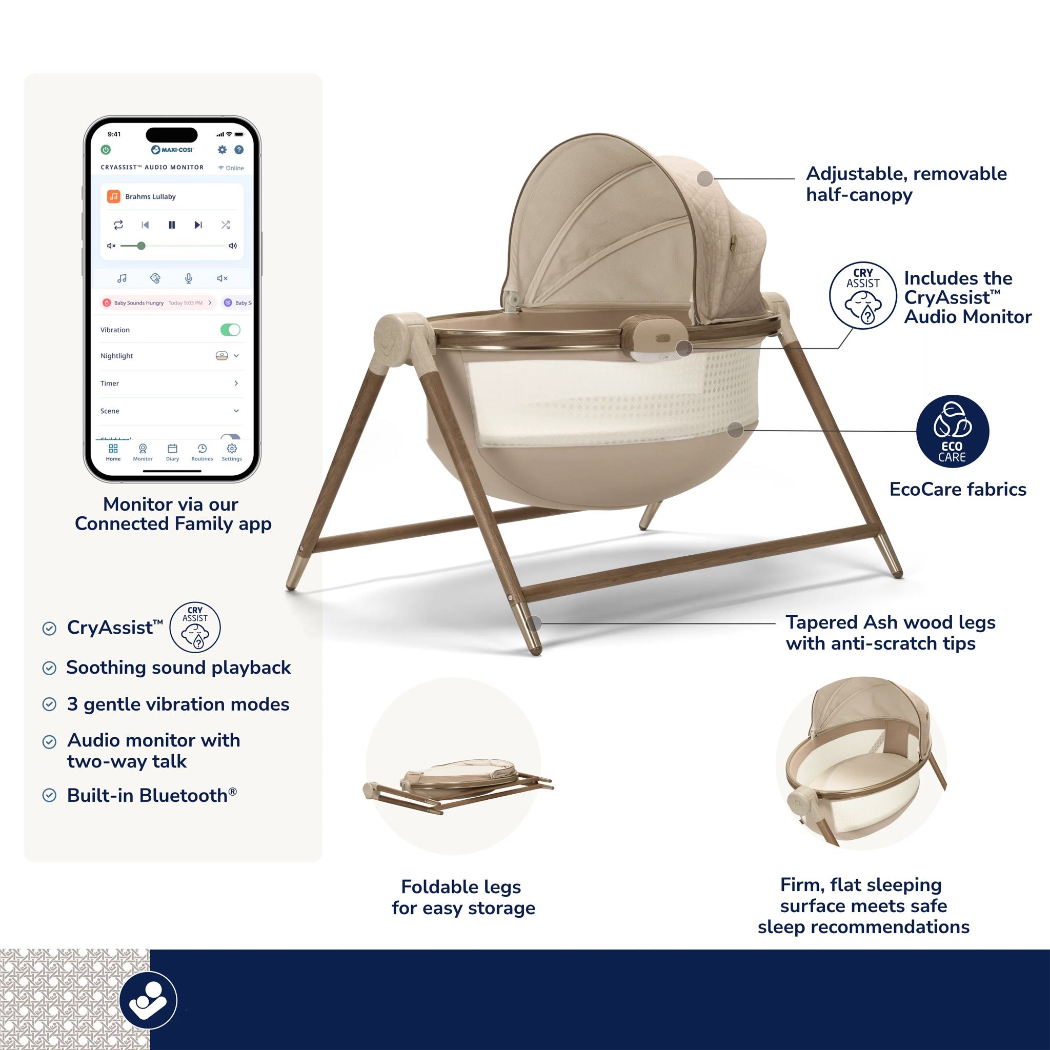 Sibia Bassinet - Tots to Teens Furniture