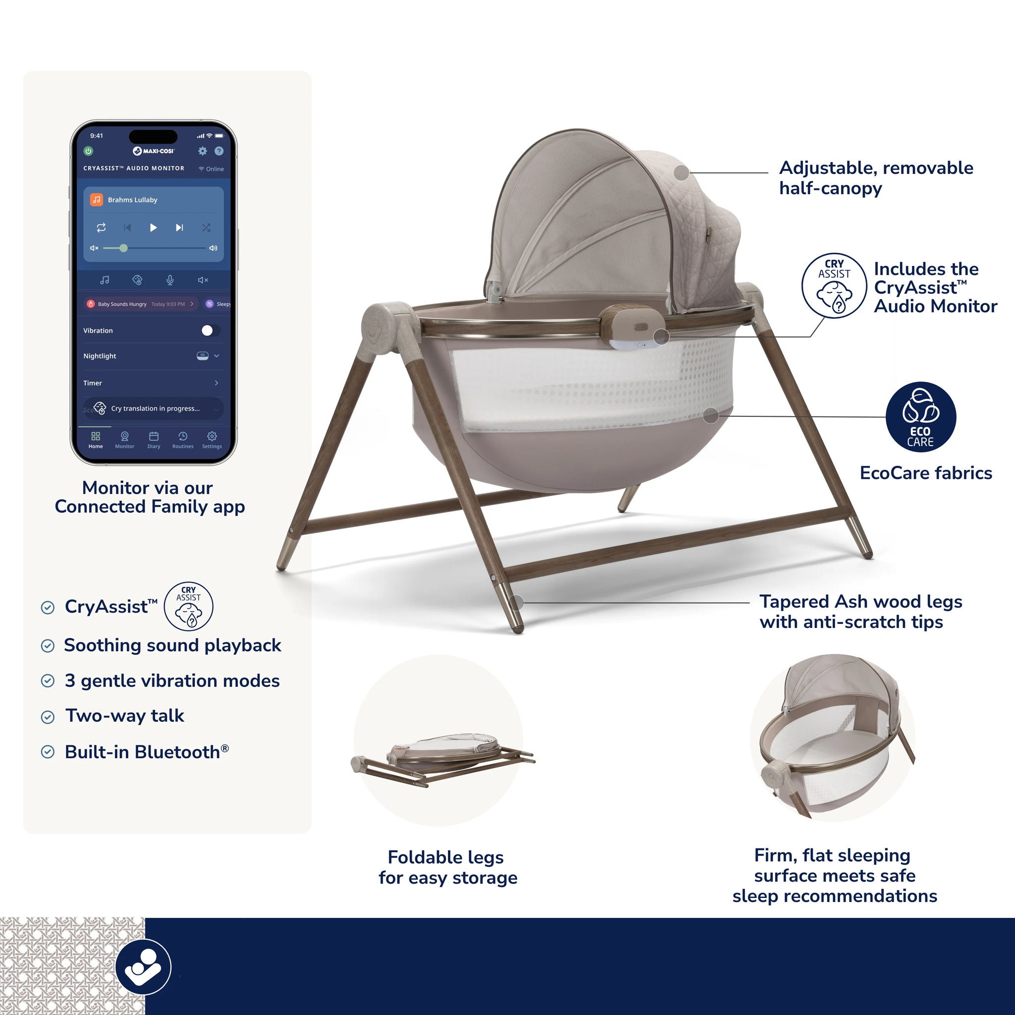 Sibia Bassinet - Tots to Teens Furniture
